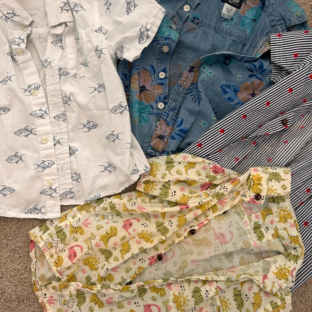 3T Printed Shirts Set - Oshkosh, carters & more